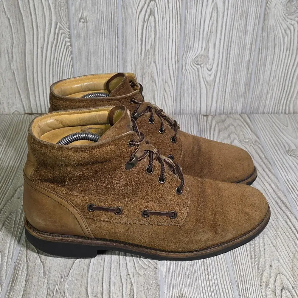 Neil M Footwear Jasper Brown Suede Leather Chukka Boots Mens  Size 9